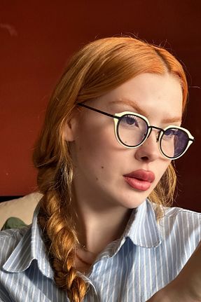 عینک محافظ نور آبی بژ زنانه Aynalı FALAN EYEWEAR - کد 829344180