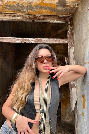 عینک آفتابی قهوه ای زنانه پلاریزه FALAN EYEWEAR - کد 820021109