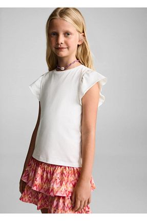 تیشرت سفید بچه گانه رگولار MANGO Kids - کد 824251230