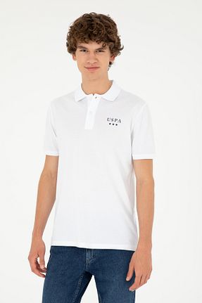 پولوشرت سفید مردانه پارچه U.S. Polo Assn. - کد 846504685