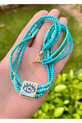 گردنبند نقره طلائی زنانه 925 عیار Defne Silver - کد 775046322