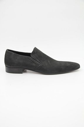 کفش کلاسیک مشکی مردانه چرم خالص TUNAELLİ - کد 266887591
