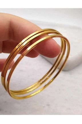 دستبند استیل (فولاد) طلائی زنانه استیل (فولاد) Bul Store - کد 861767090