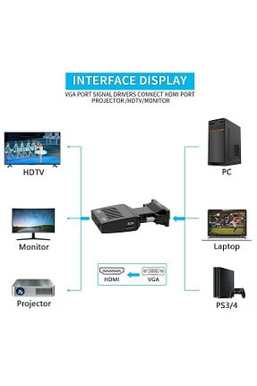 کابل و آداپتور مشکی MAXGO - کد 94585187
