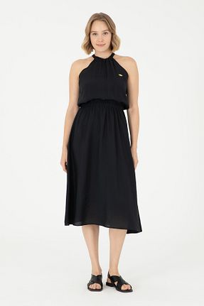 لباس مشکی زنانه بافتنی U.S. Polo Assn. - کد 854038250