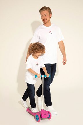 تیشرت سفید مردانه یقه دوچرخه U.S. Polo Assn. - کد 833123123