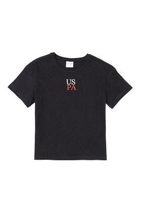 تیشرت مشکی بچه گانه اورسایز U.S. Polo Assn. - کد 832952236