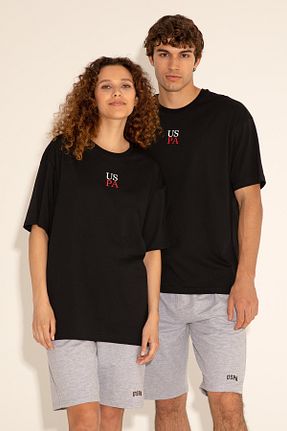 تیشرت مشکی مردانه یقه دوچرخه U.S. Polo Assn. - کد 832989208