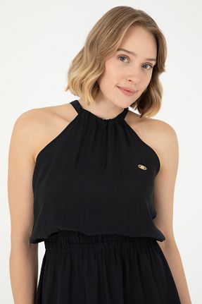 لباس مشکی زنانه بافتنی U.S. Polo Assn. - کد 854038250
