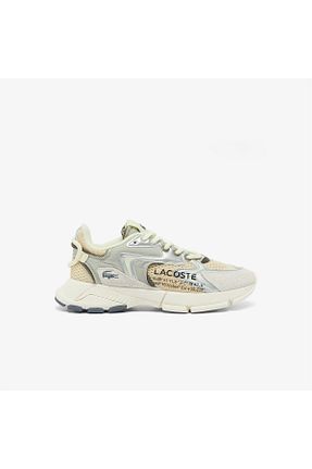 کفش اسنیکر طوسی زنانه بند دار Lacoste - کد 858980798