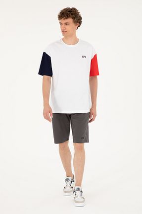 شلوارک و برمودا طوسی مردانه رگولار U.S. Polo Assn. - کد 843750536