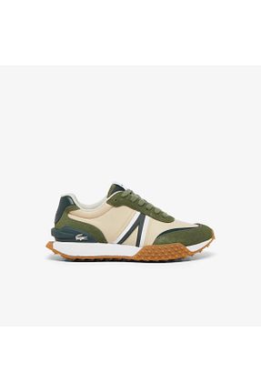 کفش اسنیکر قهوه ای مردانه بند دار Lacoste - کد 861792427