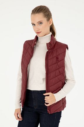 جلیقه قهوه ای زنانه بدون جیب U.S. Polo Assn. - کد 857293885