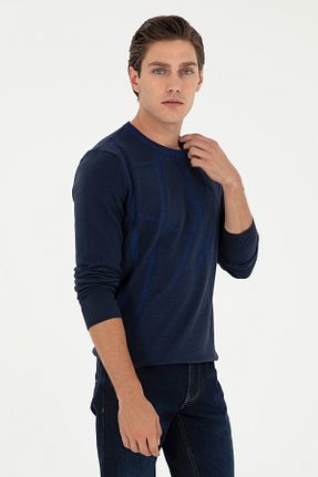 پلیور سرمه ای مردانه ساده U.S. Polo Assn. - کد 846971457