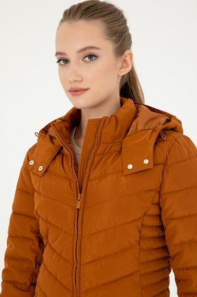 کاپشن قهوه ای زنانه پارچه U.S. Polo Assn. - کد 855703496