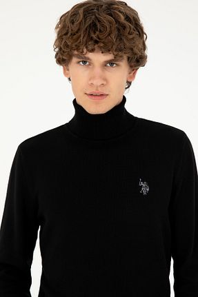 پلیور مشکی مردانه ساده U.S. Polo Assn. - کد 853482158