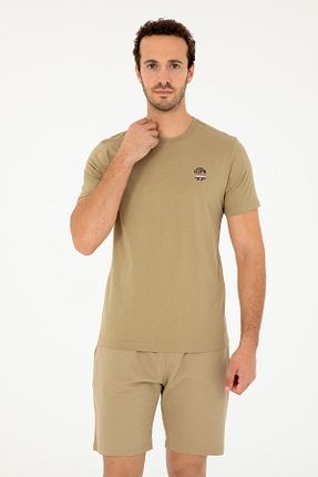 تیشرت خاکی مردانه رگولار U.S. Polo Assn. - کد 846437184