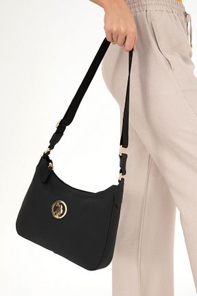 کیف دوشی مشکی زنانه پارچه ای U.S. Polo Assn. - کد 832995057