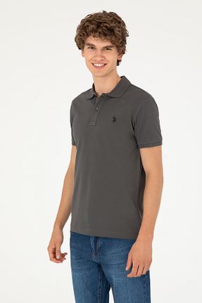 پولوشرت طوسی مردانه پارچه U.S. Polo Assn. - کد 855217811