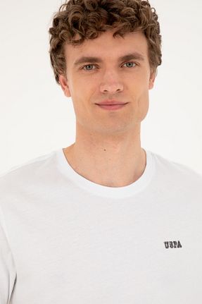تیشرت سفید مردانه رگولار U.S. Polo Assn. - کد 834936357