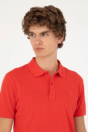 پولوشرت قرمز مردانه پارچه U.S. Polo Assn. - کد 852716291