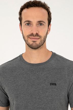 تیشرت طوسی مردانه رگولار U.S. Polo Assn. - کد 846436527