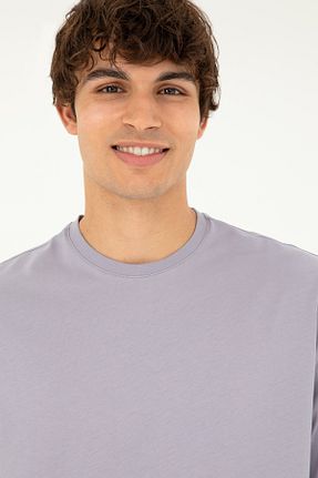 تیشرت طوسی مردانه یقه دوچرخه U.S. Polo Assn. - کد 834828461