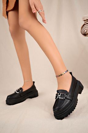 کفش پاشنه بلند پر مشکی زنانه پاشنه متوسط (5-9 سانتی متر) NESKA - کد 861874723
