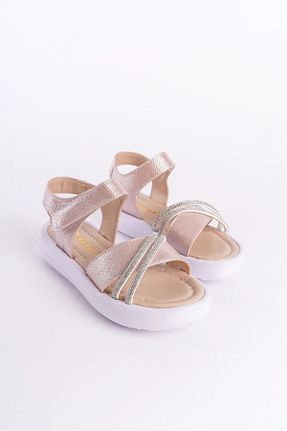 صندل صورتی بچه گانه پاشنه تخت İeg Perla Kids - کد 861893144