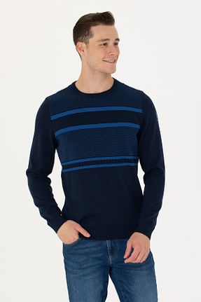 پلیور سرمه ای مردانه ساده U.S. Polo Assn. - کد 834787383
