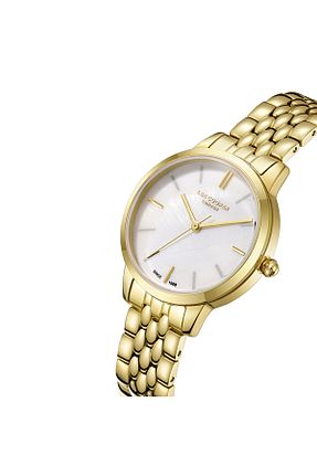 ساعت مچی زرد زنانه 31-34 میلی متر Lee Cooper - کد 847342884