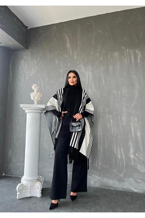 ست بالاتنه و پائین تنه مشکی زنانه بافتنی MAY MARA - کد 861910742