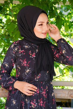 روسری مشکی پنبه ای Lady Bella - کد 78417371