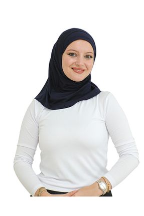 روسری سرمه ای پنبه ای Modish Group - کد 861920989