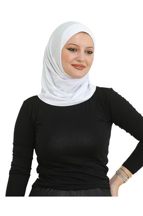 روسری سفید پنبه ای Modish Group - کد 861920970