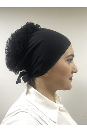 کلاه شنای حجاب مشکی زنانه Zamir - کد 38344753