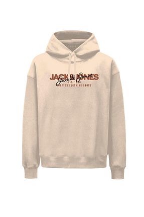 سوئیشرت بژ مردانه چاپی Jack & Jones - کد 859883618