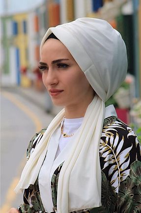 کلاه شنای حجاب نباتی زنانه merveninbutiği - کد 861920777