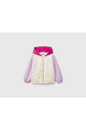 بادگیر و بارانی سفید بچه گانه رگولار Benetton - کد 861931492