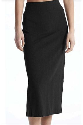 دامن طوسی زنانه مخلوط پلی استر RM Fashionable - کد 815188554