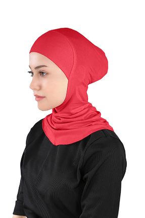 کلاه شنای حجاب قرمز زنانه Ecardin - کد 861951052