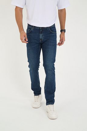 شلوار جین سرمه ای مردانه رگولار ENZİM JEANS - کد 861949289