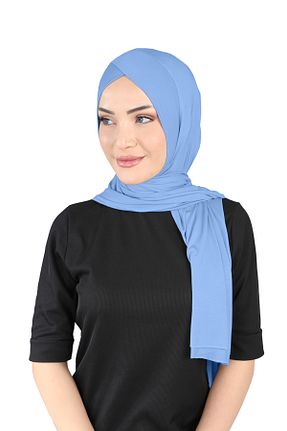 روسری آبی پلی استر Ecardin - کد 861951159