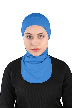 کلاه شنای حجاب سرمه ای زنانه Ecardin - کد 861951116