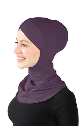 کلاه شنای حجاب بنفش زنانه Ecardin - کد 861951156