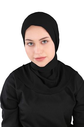 روسری مشکی ساده Ecardin - کد 861950992