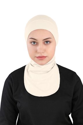 کلاه شنای حجاب بژ زنانه Ecardin - کد 861950933
