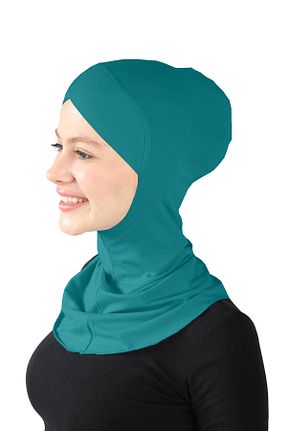 کلاه شنای حجاب آبی زنانه Ecardin - کد 861951173