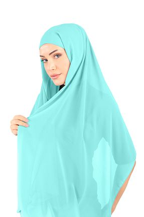 روسری سبز شیفون Ecardin - کد 861951528