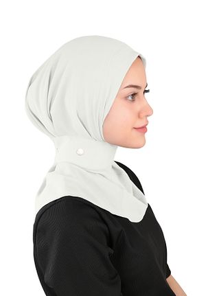 روسری بژ ساده Ecardin - کد 861951080